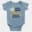 No Soodu No Soranai Only Blissssssss Short Sleeve Baby Onesie in Light Blue Color